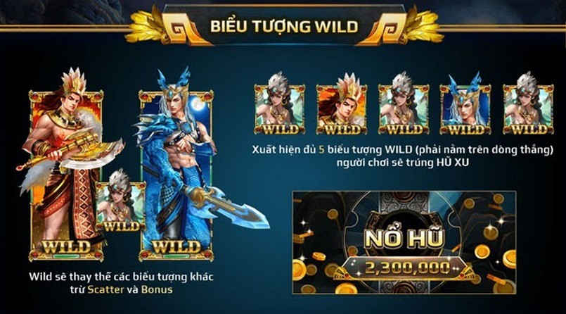 Biểu tượng game nổ hũ Sơn tinh thủy tinh