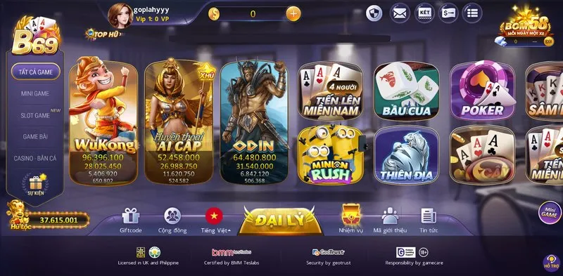 B69 là cổng game bài đổi thưởng có tầm ảnh hưởng lớn