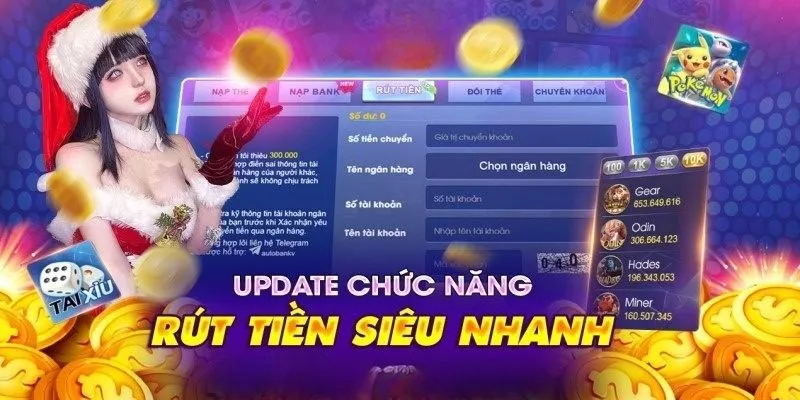 Rút tiền trên cổng game siêu nhanh với 3 bước đơn giản